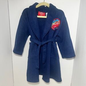 Vintage y2k Cars Wrench Snowflake Winter Robe Built in Tie